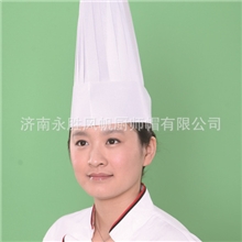供应植物纤维高圆顶厨师帽chefhat