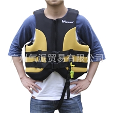 [厂家直销][可定做]QP2016土黄色救生衣|充气橡皮艇船专用漂流服