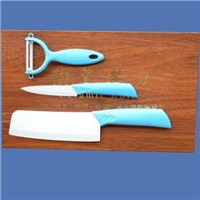 特价长期批发供应节日礼品套装带亚克力刀架陶瓷刀三件套