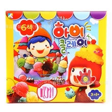 韩国进口LOVECLAY爱黏土超轻粘土树脂粘土3D立体太空泥6色礼盒