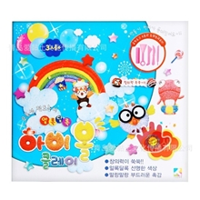 韩国LOVECLAY爱黏土进口雪花泥珍珠泥颗粒粘土手工DIY玩具6色礼盒