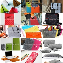 毛毡厂家定做毛毡包钱包礼品毛毡包广告包可添加LOGO