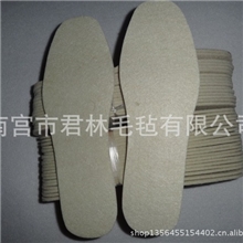 南宫厂家供应羊毛毡鞋垫冬季加厚6MM保暖毛毡鞋垫加厚更保暖