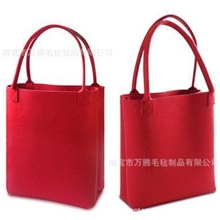 供应毛毡休闲包时尚毛毡休闲包韩版毛毡休闲包