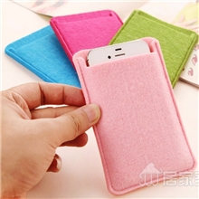 【企业集采】无纺布手机壳羊毛毡手机包毛毡手机套毛毡手机袋