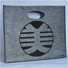 生产毛毡包毛毡购物包毛毡休闲包加印LOGO包支持订做