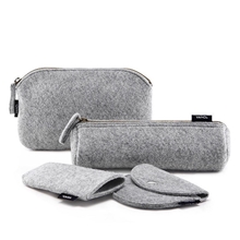 【企业集采】生产毛毡化妆包、收纳包、韩版手包、拉链化妆袋
