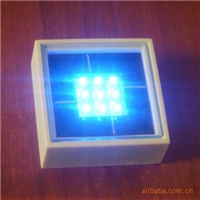 无地埋管道,钢化玻璃材质,太阳能地埋灯/发光地砖