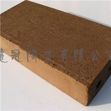 供应陶土广场砖道板砖真空道板砖庭院砖咖啡色