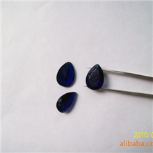 供应蓝刚玉小圆形、蛋形、方形、正常切割