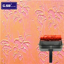 基士博印花刷墙滚筒印花滚筒刷墙工具7寸装饰机花滚NO.122