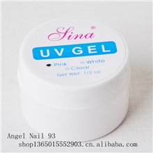 美甲工具SINA正品透明光疗胶UV胶凝胶基础胶延长胶光疗甲