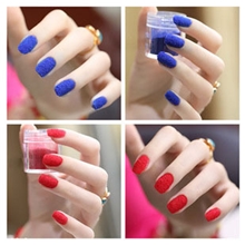 丝绒甲韩美热卖美甲天鹅绒绒毛丝绒毛毛指甲10g装12色可选