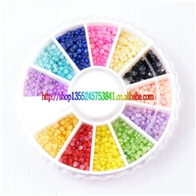 美甲饰品贴钻半圆珍珠12色手机美容贴钻平底珍珠23MM批发