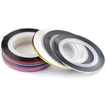 美甲必备光疗水晶甲美甲彩绘带胶线金银线多色可选