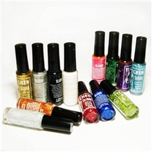 美甲批发美甲彩绘甲油拉线笔画花笔多色10ml