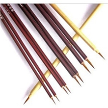 狼毫美甲勾线笔美甲画花笔美甲彩绘笔小毛笔美术用笔