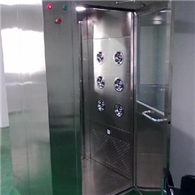 全球唯一联保24个月厂家直销单人双吹全304不锈钢风淋室HM01
