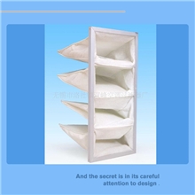 专业供应金属框无纺布过滤袋高效精密空气净化过滤袋