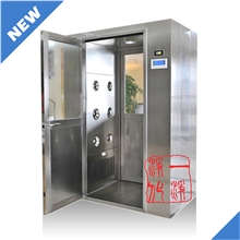 精品推荐、单人双吹全不锈钢风淋室、一年质保、终身服务
