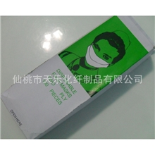 厂家直供工厂食品厨师用防唾沫纸口罩2层防护透气双层纸口罩