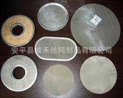 威禾厂家供应油箱不锈钢过滤片、编织网滤片、异形滤片