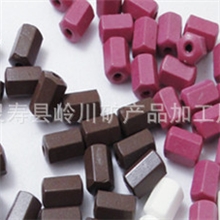 优质托玛琳珠子高效负离子能量锗珠八棱亚光锗珠