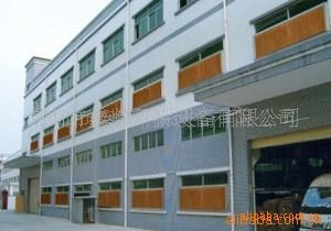 供应风机+水帘=负压降温系统