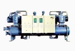 分置式螺杆单冷部分热水地源热泵机组热回收中央空调