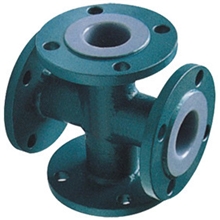 钢衬聚四氟乙烯铁氟龙4四通通厂家直销F46防腐类阀门管道设备