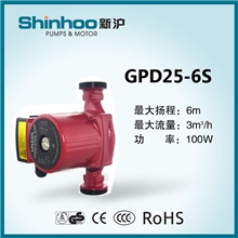 安徽暖气泵/管道循环泵生产公司/GPD25-6S大促销/静音无泄漏/100W