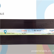 纯正弦波1500W太阳能离网逆变器家用工厂直销12-220V黑铝壳