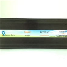 纯正弦波2000W太阳能离网逆变器家用工厂直销12-220V黑铝壳