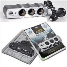 厂家直销点烟器0120车载电源转换器/分配器一拖三点烟器一分三