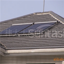 供高效外贸太阳能集热器（欧洲美国认证）别墅用太阳能工程安装