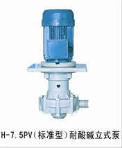 供应耐酸碱立式泵H-7.5PV耐腐蚀化自吸化工泵
