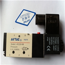 厂家供应4V210-08，亚德客电磁阀，二位五通电磁阀，单线圈电磁阀