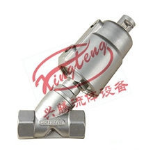 耐高温280&deg;丝口气动角座阀，常闭常开丝口气动角座阀