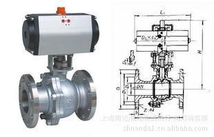 厂家直销质量可靠Q641F-16C气动铸钢法兰球阀气动球阀DN100