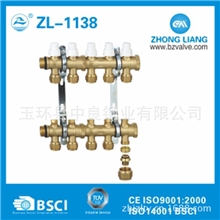 供应精品拼接式分水器分集水器地暖分水器集水器智能分水器