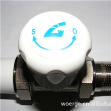 【沃尔格】PP-R暖气温控阀全铜手动直式温控阀6分ppr直阀DN20阀门