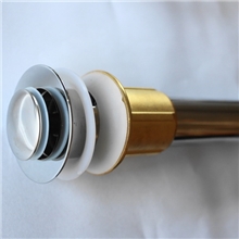 （厦门秋雨卫浴QIUYU）高品质弹跳铜下水器