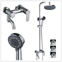 【企业集采】特价供应全铜多功能L5013苹果大三档明装淋浴套装