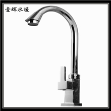 厂家生产批发6287-25半圆单冷厨房菜盆立式龙头水嘴