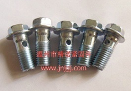 供应各种规格法兰面孔铰制螺丝法兰防松螺丝