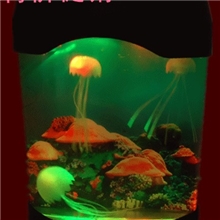 新奇特电子礼品.l流行新品.水母.水族箱.电子水母.家装饰品