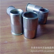 小沉头圆柱纹型铆螺母沉头拉铆螺母