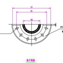 A)PP半环垫片DN600/400/350/300/250/200/150/100&Phi;30*5&Phi;60*10