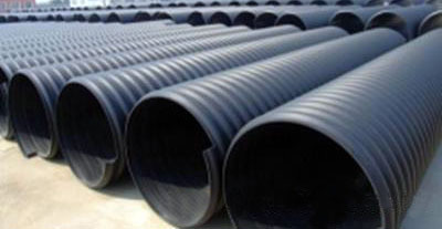 供应HDPE(PE)钢带增强螺旋波纹管