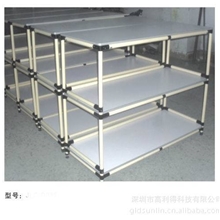 供应深圳精益管推车精益管货架流利式货架